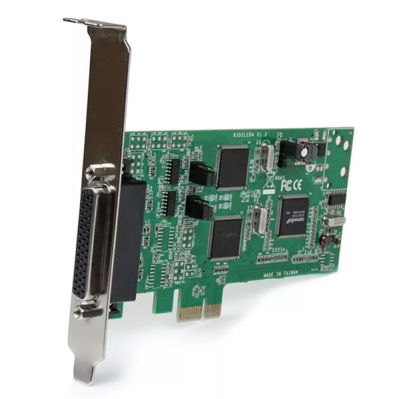 StarTech.com 4 port PCI Express PCIe Serial Combo karta - 2 x RS232 2 x RS422 / RS485