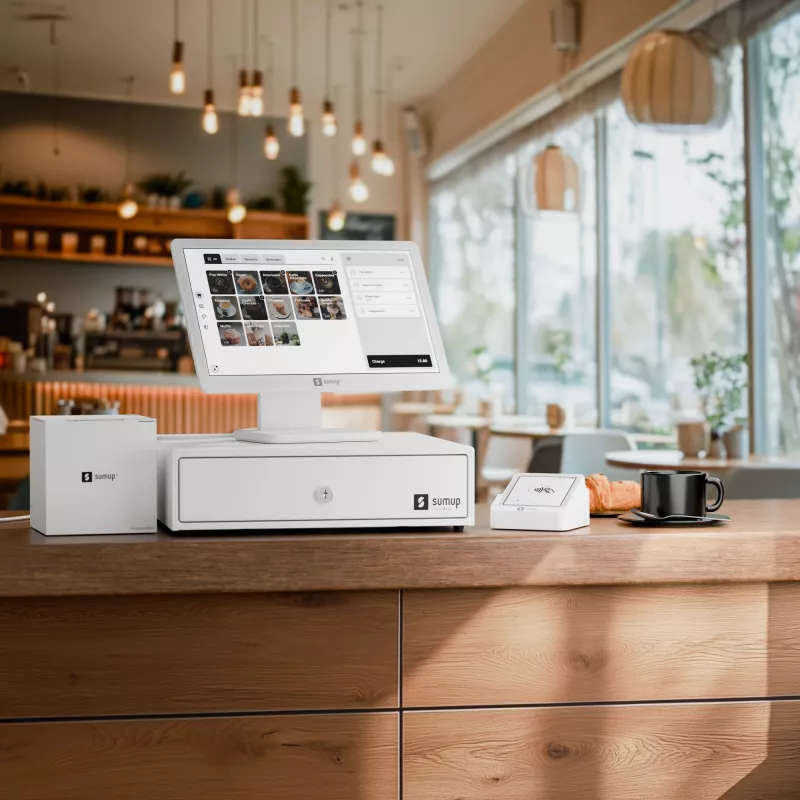 Mobilná tlačiareň SumUp Receipt Printer – bezdrôtová, rýchlosť tlače 300 mm/s