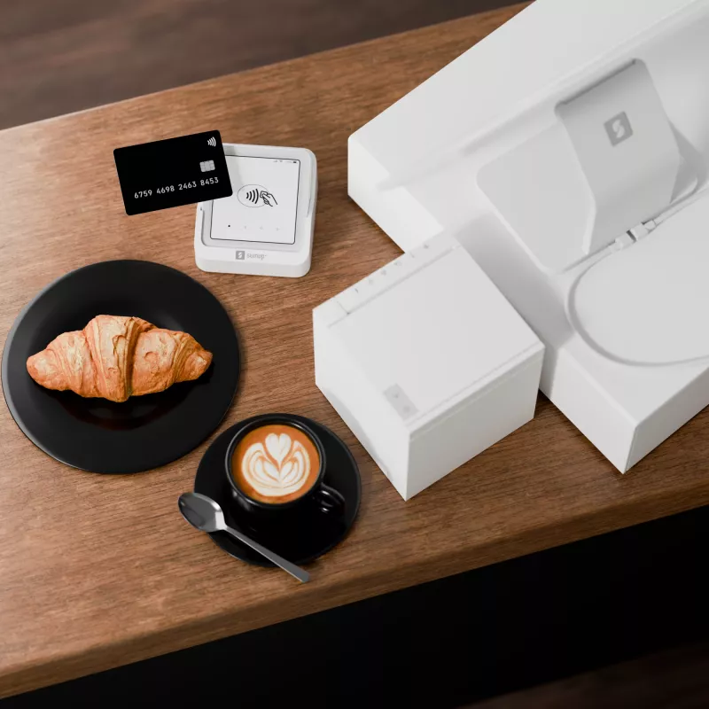 Mobilná tlačiareň SumUp Receipt Printer – bezdrôtová, rýchlosť tlače 300 mm/s