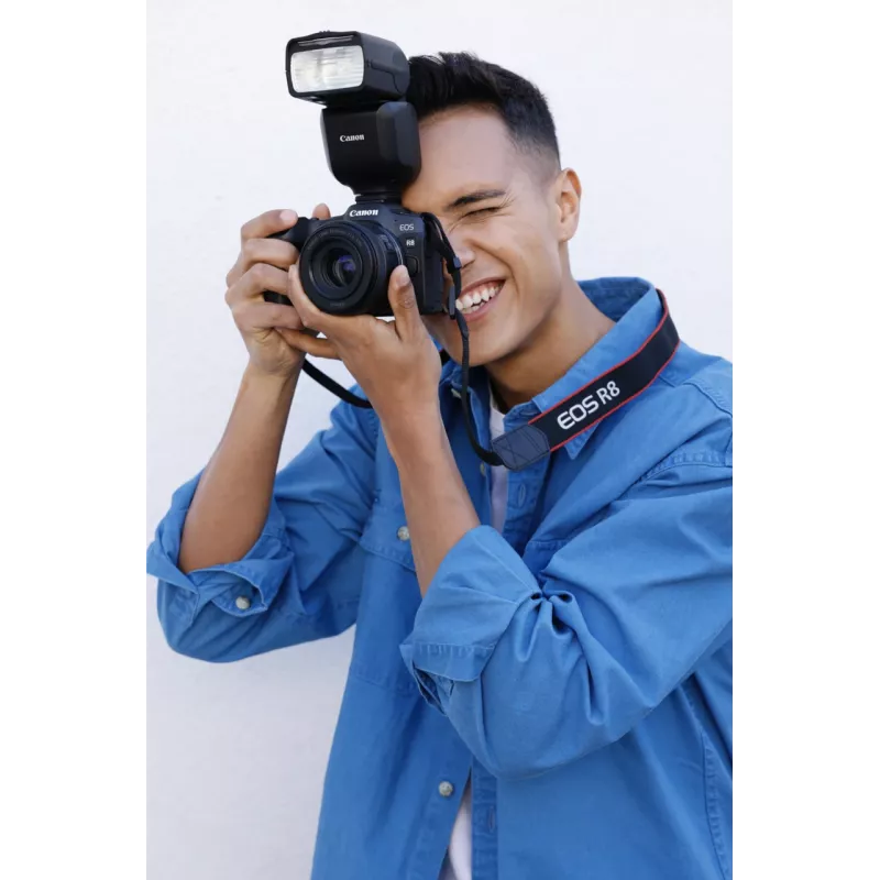 Blesk na kameru Canon Speedlite EL-10 čierny AA batéria 287 g