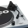 Gramofón s priamym pohonom Lenco L-3809ME — manuálny, USB Type-A, metallic modrá