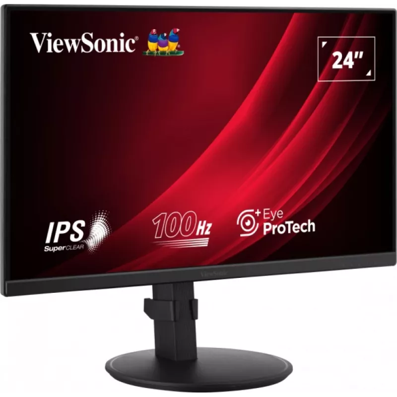 Viewsonic VG2408A-MHD počítačový monitor 61 cm (24 inch) 1920 x 1080 pixelov Full HD LED čierny