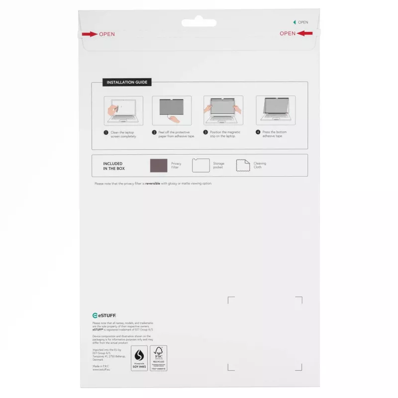 eSTUFF GLBMMB14 filter proti videniu 36,1 cm (14,2