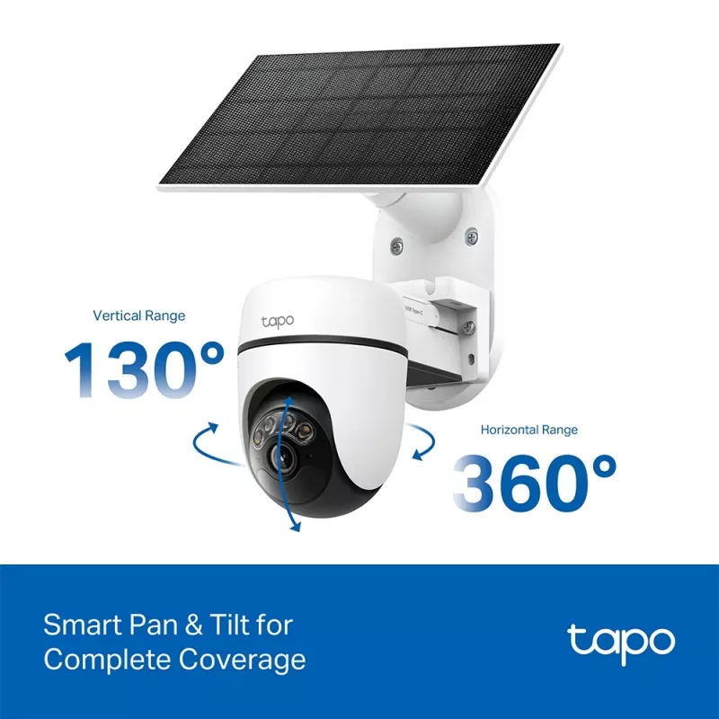 TP-Link Tapo solárna pan/tilt bezpečnostná kamera súprava