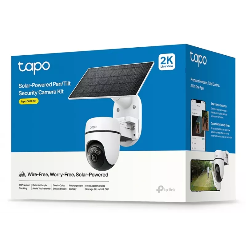 TP-Link Tapo solárna pan/tilt bezpečnostná kamera súprava