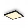 Philips Aurelle Square Panel, Smart stropné svietidlo, Bluetooth/Zigbee, čierna, LED, hliník, variabilné