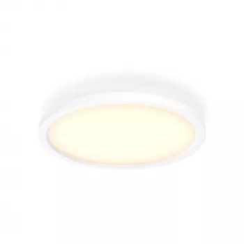 Philips Aurelle Hue okrúhle panelové svietidlo, inteligentné stropné svietidlo, Bluetooth/Zigbee, biela, LED, hliník, variabilné