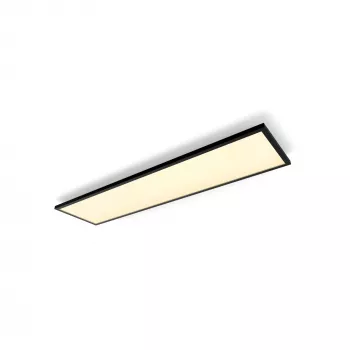 Inteligentné stropné svietidlo Signify Philips Aurelle Rectangle Panel — Bluetooth/Zigbee, 1200×300×48 mm, čierna