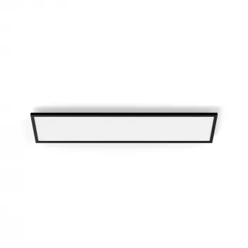 Inteligentné stropné svietidlo Signify Philips Aurelle Rectangle Panel — Bluetooth/Zigbee, 1200×300×48 mm, čierna