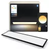 Inteligentné stropné svietidlo Signify Philips Aurelle Rectangle Panel — Bluetooth/Zigbee, 1200×300×48 mm, čierna