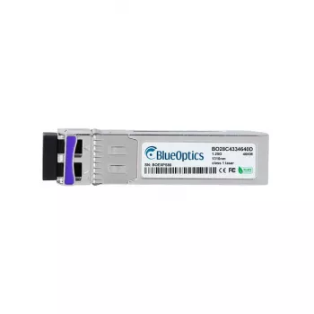 Optický cSFP transceiver BlueOptics CSFP-BX1490-40-D-BO 1250 Mbit/s strieborné kovové puzdro