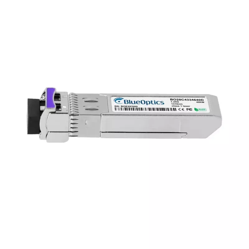 Optický cSFP transceiver BlueOptics GLC-2BX-D-40KM-BO 1250 Mbit/s, strieborná, MTBF 3 000 000 h