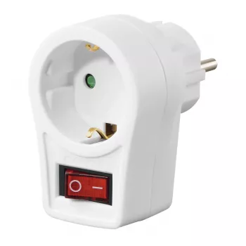 Hama 00223212 adaptér sieťovej zástrčky typ F biely