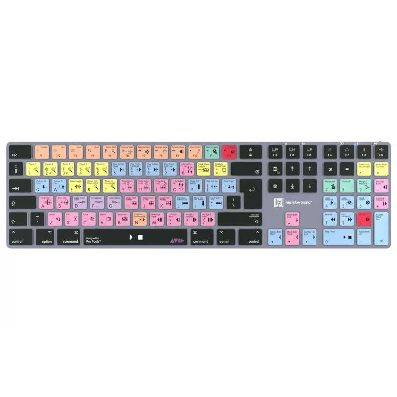 Logickeyboard Avid Pro Tools Titan UK Mac klávesnica LKB-PT-TM-UK