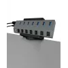 ICY BOX IB-MSA106-HH pasívny držiak USB hub čierny