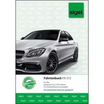Sigel FA513 kniha jázd (auto), A5, 32 listov