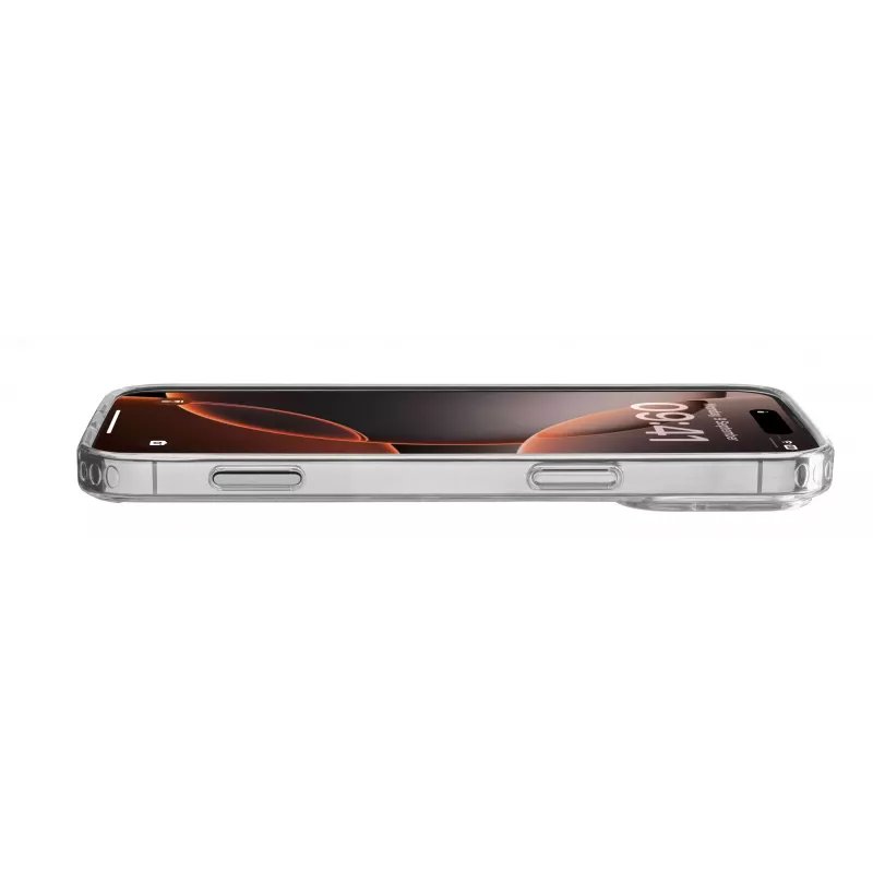 Cellularline Clear Protect – tvrdé puzdro pre iPhone 16 Pro Max s gumenými okrajmi