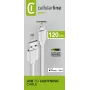 Cellularline napájací kábel 120cm - Lightning Lightning kábel na nabíjanie a prenos dát