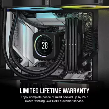 Corsair Vengeance, DDR5-6400, CL32, AMD EXPO + Intel XMP 3.0 - 32 GB Dual-Kit, sivá