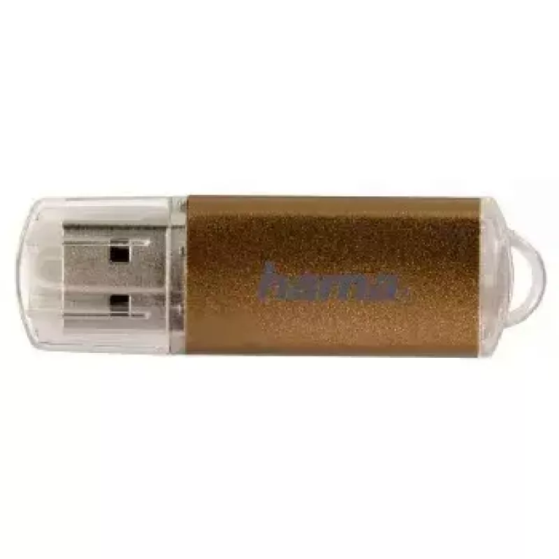 Hama 32GB Laeta USB kľúč USB Type-A 2.0 hnedý, transparentný