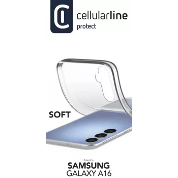 Cellularline Soft - Galaxy A16 mäkké gumené puzdro, kryt, Samsung, Galaxy A16, 17 cm (6,7 palca), transparentné