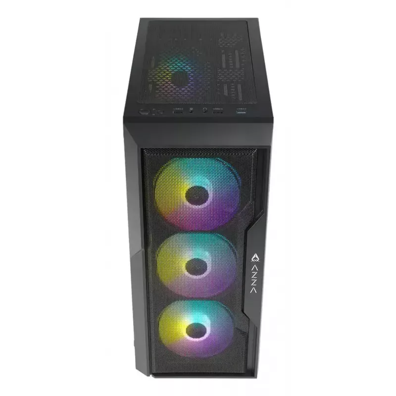 PC skriňa Azza Fighter Midi Tower čierna