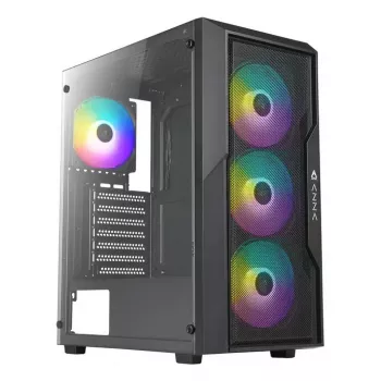PC skriňa Azza Fighter Midi Tower čierna