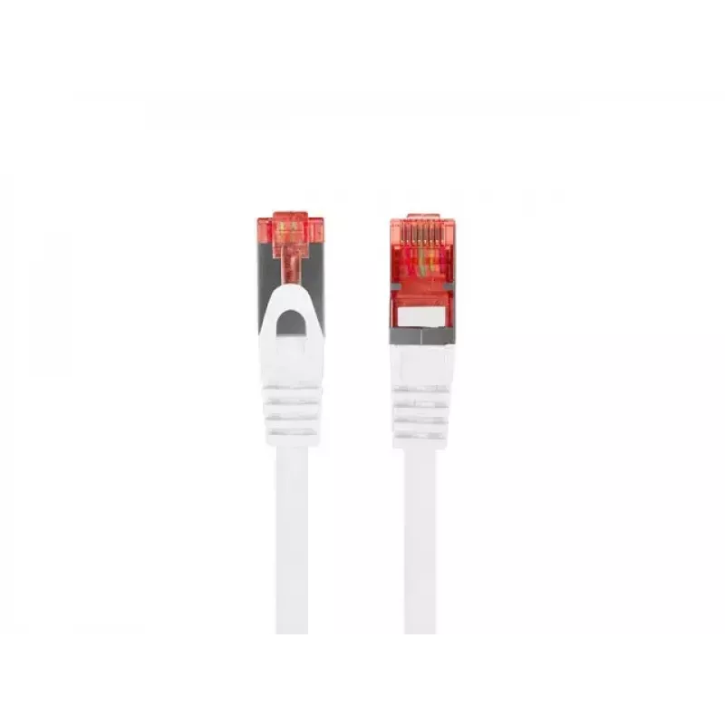 Sieťový patch kábel LANBERG PCF6-10CU-0050-W Cat6 S/FTP (S-STP) biely 0,5 m RJ-45–RJ-45