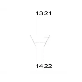 Siemens 5ST3013 pomocný spínač, 1 NC + 1 NO