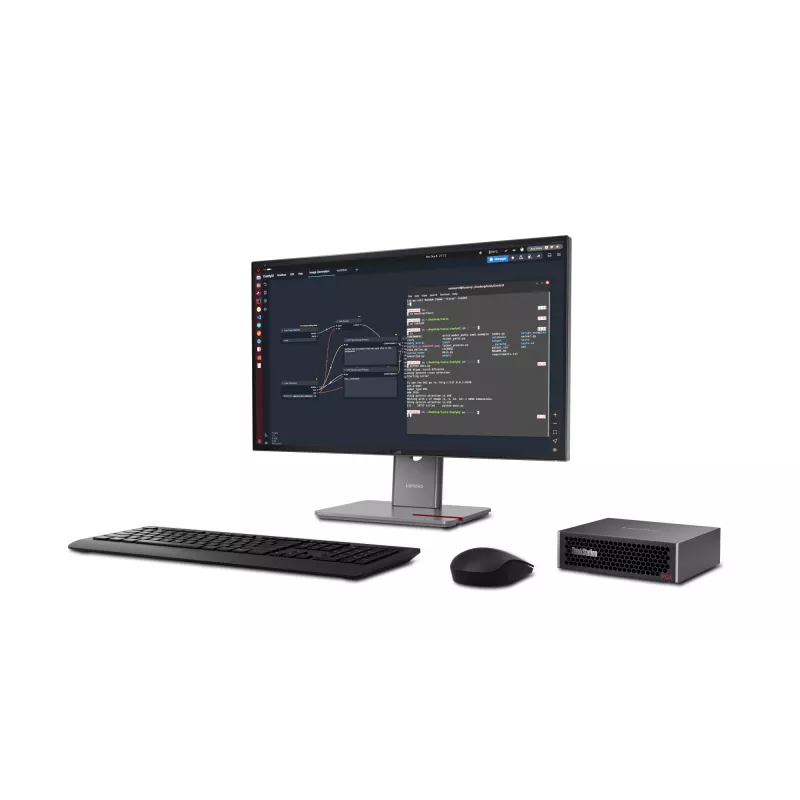 Lenovo ThinkStation PGX GB10 128 GB LPDDR5x-SDRAM 1 TB SSD DGX OS Mini Tower Mini-PC čierny