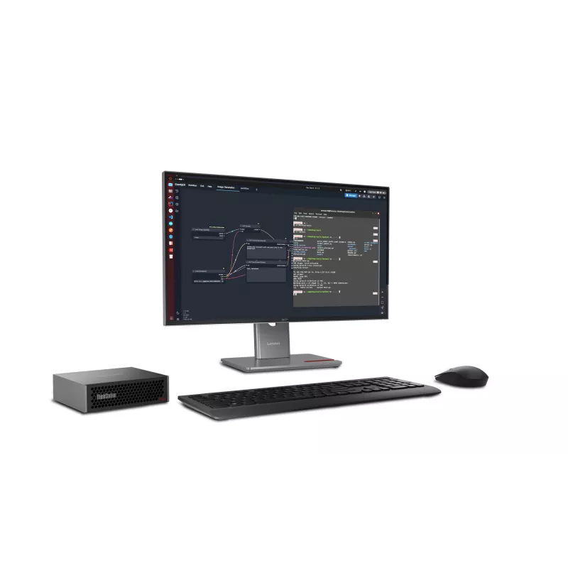 Lenovo ThinkStation PGX GB10 128 GB LPDDR5x-SDRAM 1 TB SSD DGX OS Mini Tower Mini-PC čierny