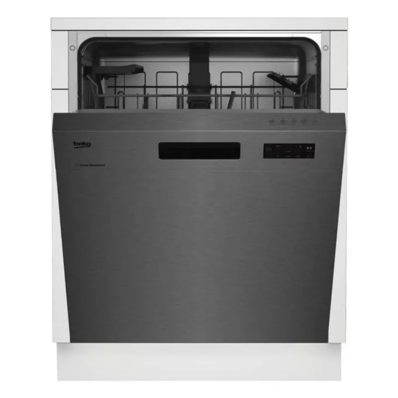 Beko BDUN16440X čiastočne integrovaná umývačka riadu, 14 súprav riadu