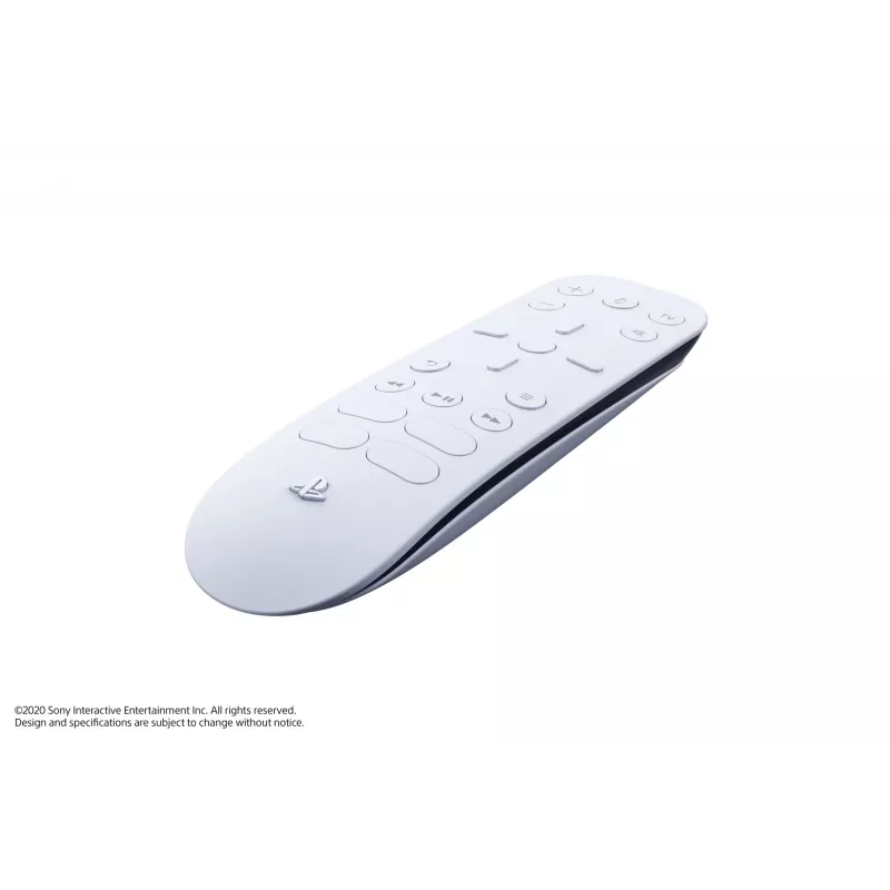 Sony Media Remote, herná konzola, TV, IR bezdrôtové, tlačidlá, biela