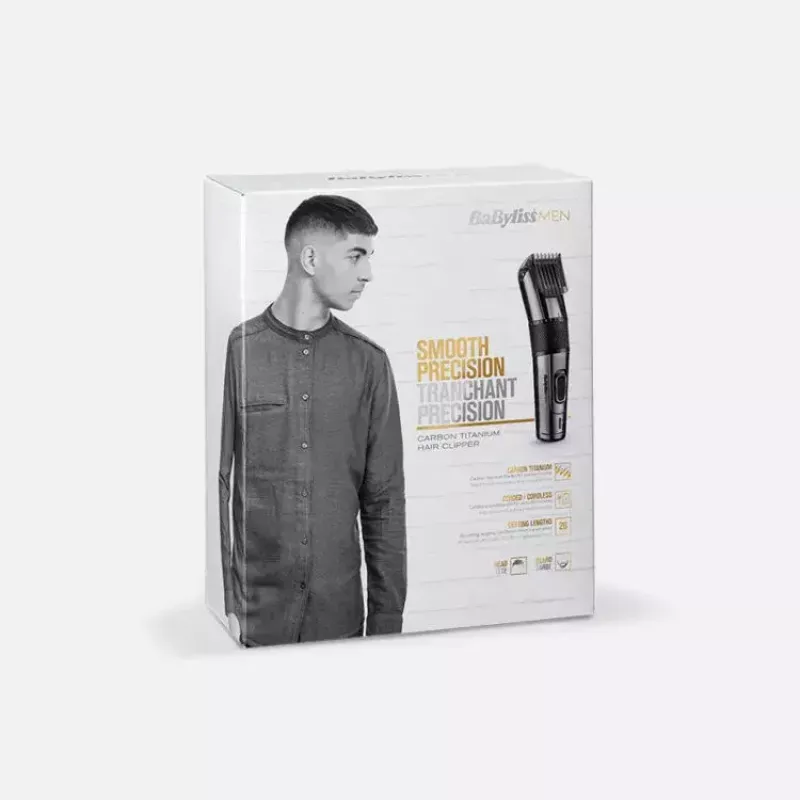 Strihač vlasov BaByliss Carbon Titanium čierny 26 0,5 mm až 2,5 cm