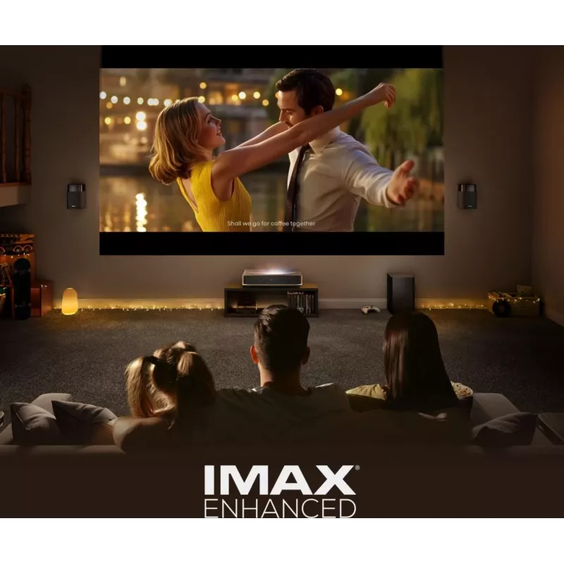 Projektor HISENSE PT1 3D Smart-TV, natívne 16:9, Wi‑Fi & Ethernet, HDR (HLG), HDMI 2.0/2.1, čierny