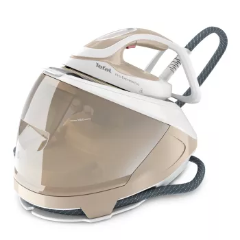 Tefal Pro Express Eco GV9E22E0 parná žehliaca stanica 2200 W 1,8 L Durilium AirGlide Autoclean žehliaca plocha béžová, biela