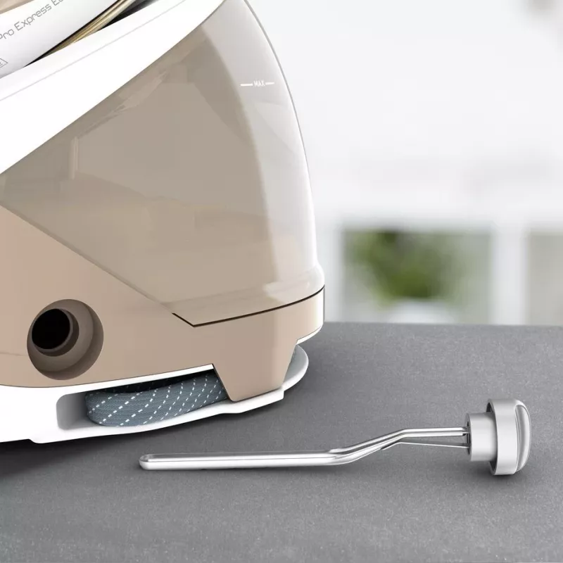 Tefal Pro Express Eco GV9E22E0 parná žehliaca stanica 2200 W 1,8 L Durilium AirGlide Autoclean žehliaca plocha béžová, biela