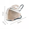 Tefal Pro Express Eco GV9E22E0 parná žehliaca stanica 2200 W 1,8 L Durilium AirGlide Autoclean žehliaca plocha béžová, biela