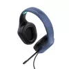 Trust GXT 415B Zirox headset káblový Head-band gaming modrý