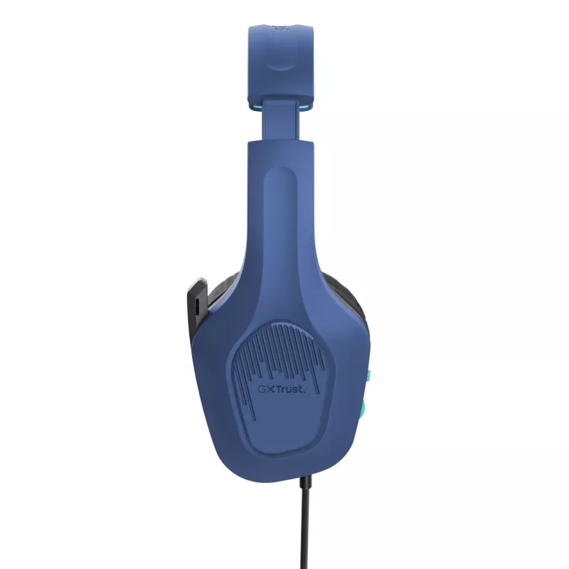Trust GXT 415B Zirox headset káblový Head-band gaming modrý