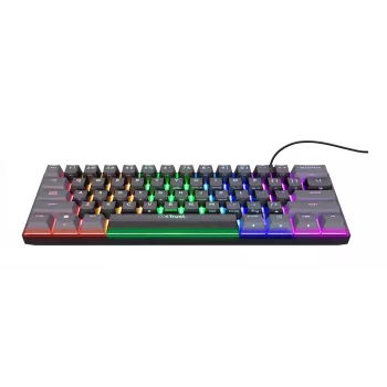 Trust GXT 867 Acira klávesnica gaming USB QWERTY US-anglická čierna