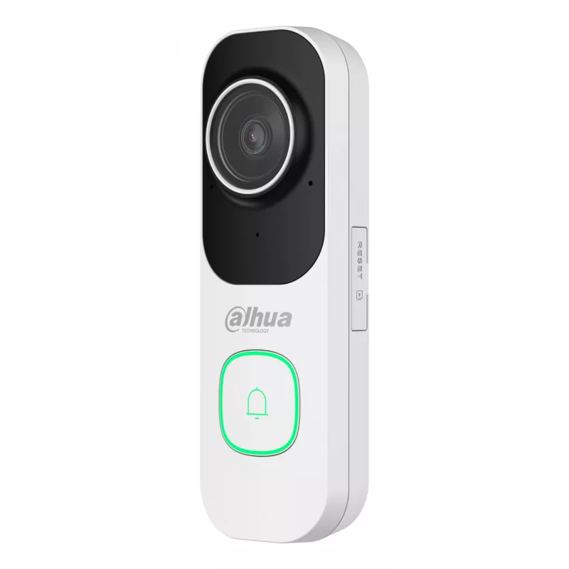 Video vrátnik DAHUA DB41AW biela – káblová/bezdrôtová inteligentná dverová kamera