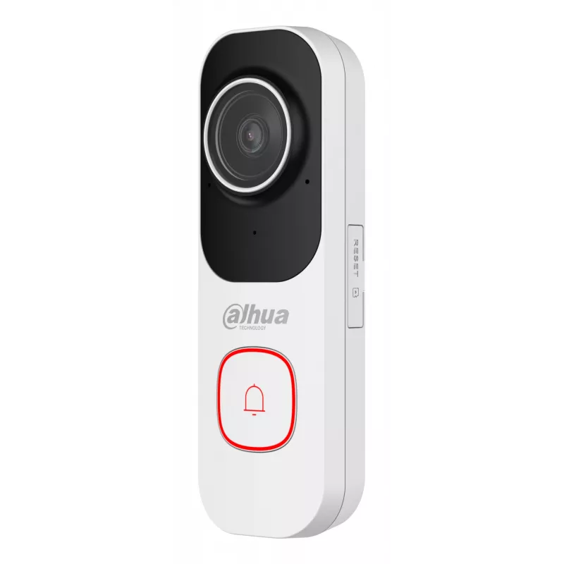 Video vrátnik DAHUA DB41AW biela – káblová/bezdrôtová inteligentná dverová kamera
