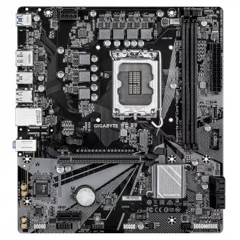 GIGABYTE B760M H V2 základná doska – podporuje Intel Core CPU 14. generácie, 5+1+1 fáz digitálne VRM, až do 8000 MHz DDR5 (O.C.), 1x PCIe 4.0 M.2, 1GbE LAN, USB 3.2 Gen1