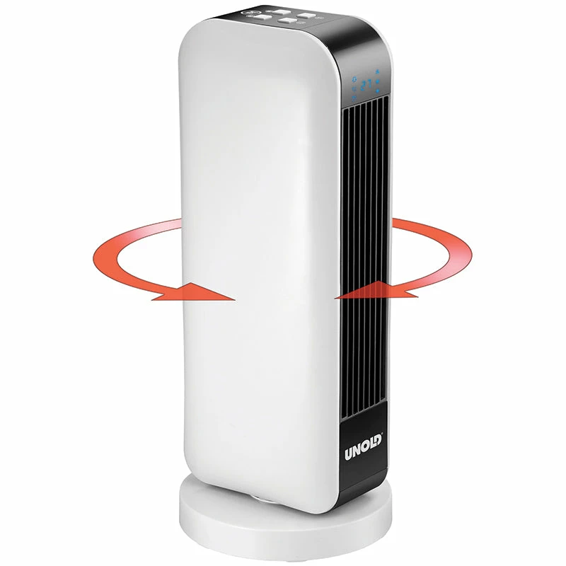 Unold 86430 elektrický ohrievač priestoru interiérový čierny, biely 2000 W ventilátor elektrický ohrievač priestoru