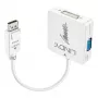 Lindy DisplayPort 1.2 na HDMI 1.4, DVI a VGA aktívny konvertor