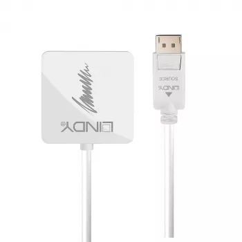 Lindy DisplayPort 1.2 na HDMI 1.4, DVI a VGA aktívny konvertor