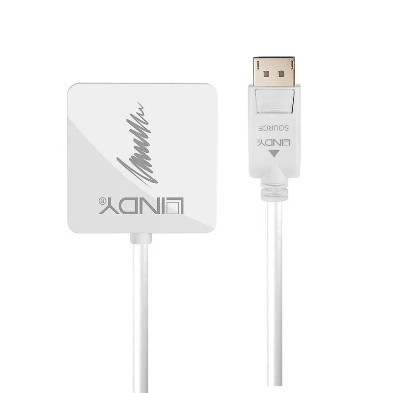 Lindy DisplayPort 1.2 na HDMI 1.4, DVI a VGA aktívny konvertor