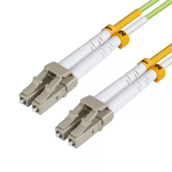 Optický kábel MicroConnect FIB551005 — OM5, 5 m, LC–LC, 9 µm jadro, plný duplex, zelený