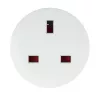 Hama 00223452 cestovný adaptér typ F typ G (UK) biely